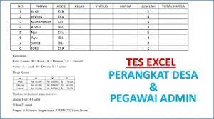 Soal ujian praktek komputer microsoft word dunia sosial. Tes Komputer Perangkat Desa Dan Admin Youtube