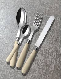 Model Anglais Color Ivory Cutlery Flatware By Alain Saint Joanis Made In France Vaisselle Couverts De Table Couvert