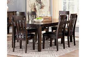 Ashley furniture dining room furniture. Haddigan Dining Table And 6 Chairs Set Ashley Furniture Homestore