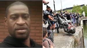 Tearing down of Bristol's Edward Colston statue referenced at George  Floyd's funeral
