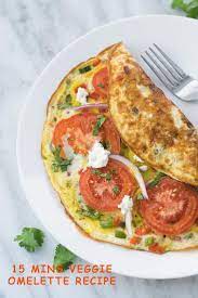 15 Mins Veggie Omelette Recipe Naive Cook Cooks Recipe Omelette Recipe Easy Omelette Recipe Healthy Recipes