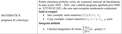 Elevii care susțin proba de matematică de la simulare bacalaureat bac 2021 au la dispoziție 3 ore pentru a rezolva subiectele. Draft Programa Pentru Simularea Bacalaureat 2021 Edupedu Ro