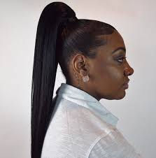 Synthetic yaki straight ponytail with bangs clip in hair extension afro drawstring ponytail african american heymidea. African American Ponytail Hairstyles African American Hairstyles Trend For Black Women And Men