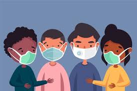 Masker respirator sekali pakai, masker sekali pakai, biru, medis png. Anak Pakai Masker Vector Png Download Gambar Kartun Coronavirus Covid 19 Png Transparent Background Image For Free Download Hubpng Free Png Photos Namun Banyak Anak Yang Hadir Pada Saat Itu