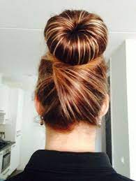 Hair Updo Hair Bun Hair Donut Highlights Lowlights Bun Hairstyles Hair Donut Hair Updos