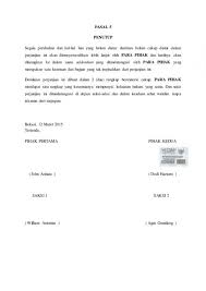 Berikut ini adalah contoh format surat perjanjian antara pihak pemberi pinjaman dengan peminjam dana untuk kebutuhan pembiayaan modal usaha 4.2 pihak pertama tidak memungkinkan melakukan kegiatan operasional perusahaan, karena perusahaan pihak pertama dinyatakan pailit. 7 Contoh Surat Perjanjian Kerjasama Investasi Serta Pasal Pasalnya