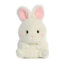 Bunbun The White Bunny Stuffed Animal Rolly Pet By Aurora Cute Stuffed Animals Bunny Stuffed Animals Plush Stuffed Animals