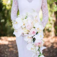 J shows an easy trick for making a calla lily cascade bouquet by tying calla lilies together. 23 Beautiful Lily Of The Valley Wedding Bouquets