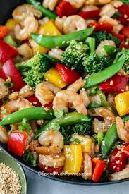 Alternatively, you can use a precooked pouch or frozen brown rice. Shrimp Stir Fry Spend With Pennies