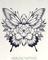 Hmm I Don T Usually Like Butterflies But I Like This Flower Tattoo Designs Body Art Tattoos Butterfly Tattoo