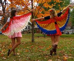 You can ditch the sewing for hot glue if you'd like! Costume Wings Instructables