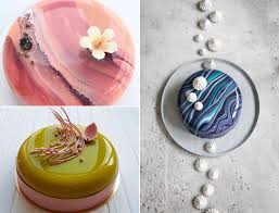 Vanilla sponge cake white frozen cream (whipped) liquid pink color green color for leaves. 1st Marriage Anniversary Cake Ideas For The Newlyweds