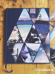 Diy Triangle Book Cover Diy Book Creative Print Design