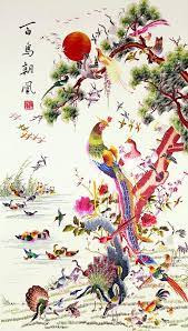 Check spelling or type a new query. Canton Painting One Hundred Birds With A Phoenix Canton Republic Period By Chinese School Phoenix Bird Art Chinese Art Painting Bird Art