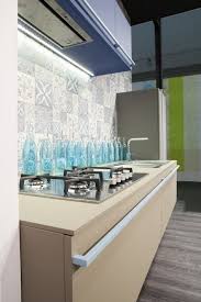 Modulor Kitchen By Maiullari Fenix Ntm Blue Delft Bianco Alaska Beige Luxor Decors Minimalism Interior Minimal Interior Design Modern Kitchen Cabinets