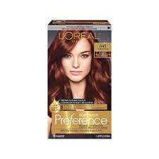 L Oreal Paris Superior Preference Coloration Permanante 645 Chatain Auburn Chic 1 Ea Dark Auburn Hair Color Drugstore Hair Products Hair Color