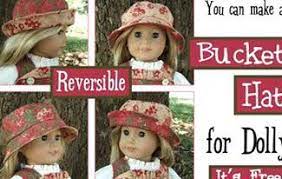 Free Pdf Pattern For A Bucket Hat To Fit Ag Dolls Newslettersubs In 2021 American Girl Doll Accessories American Girl Doll Clothes Patterns American Girl Doll Patterns