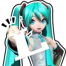 Miku Gives You The L Hatsune Miku Project Diva Miku Miku Hatsune Vocaloid
