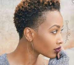 Trendy Short Natural Hairstyles For Black Women New In 2021 Tapered Haircut For Women Natural Hair Styles Short Natural Hair Styles