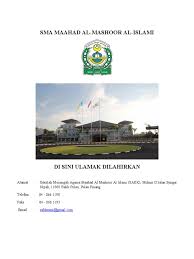 Batch 02 sma maahad al mashoor al islami v1. Smammi