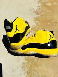 Air Jordans 12 Black And Yellow Air Jordan 11 Retro Bumblebee Yellow Men Basketball Shoes Bumblebeemovie Bumblebee Transformers Air Jordans Retro Basketball Shoes Mens Basketball