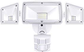 Amazon Com 3 Head Led Security Lights Motion Outdoor Motion Sensor Light Outdoor 40w 3500 Lumens 5000k Waterproof Ip65 Etl Motion Sensor Flood Light Exterior Security Light Led Home Improvement