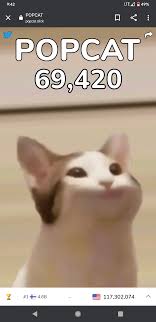 We would like to show you a description here but the site won't allow us. After Hours Of Clicking I Have Reached 69420 Popcat