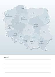 Wektory, rysunki szczegółowa mapa polskiwyszukiwanie podobnych wektorów Tablica Suchoscieralna Mapa Polski Z Nazwami Wojewodztw I Miast Wojewodzkich 190 Sklep Internetowy Wally