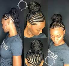 The traditional half updo calls for hair out at the back and up at the front. Most Stunning Stylish Straight Up Hairstyle Cornrow Ponytail Cornrow Hairstyles Natural Hair Styles
