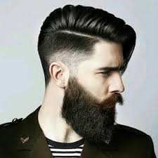 Degrade Progressif Homme Sidecut Ceveux Longs Dessus Barbe Longue Coupe Cheveux Homme Coupe De Cheveux Coiffure Homme