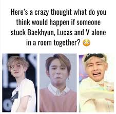 I M Pretty Sure The Whole Place Would Go Up In Flames Lucas Nct Nctu Nctzens V Taehyung Bts Bangtan Army Kpop Memes Funny Kpop Memes Exo Memes
