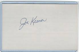 JOE KEENER INDEX CARD SIGNED 1976 MONTREAL EXPOS PSA/DNA CERTIFIED
