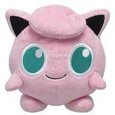 Amazon Com Sanei Pokemon All Star Series Jigglypuff Stuffed Plush 5 Toys Games Pokemon Jigglypuff Jigglypuff Pokemon Plush