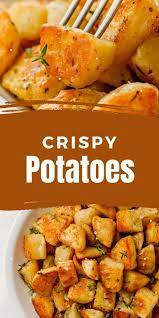 Crispy Potatoes Easy Peasy Meals Recipe Crispy Potatoes Side Dishes Easy Potatoes