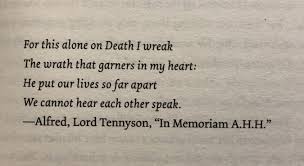 In Memoriam A H H Pretty Words Classic Quotes Poetry Words