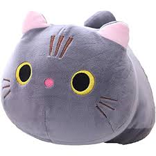 Will go at it for hours, if he could. Buy Gxlxdhsh Black Cat Stuffed Animal Plush Toy Pillow Creative Cat Shape Pillow Cartoon Cat Plush Bed Pillow For Children Birthday Gifts Gray Cat Online In Turkey B0922prg1y