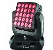 고휘도 12W 25PCS LED 무빙 헤드 매트릭스 블라인더 조명 무대용
