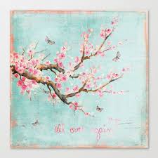Maybe you would like to learn more about one of these? Kunstdrucke Cherry Blossom And Butterflies Butterfly In Spring Canvas Wall Art Picture Print Antiquitaten Kunst Drukgreen Bt