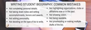 Guide For An Effective Student Bio