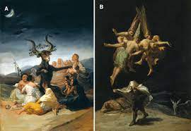 Pintura de francisco goya (ast); A Witches Sabbath Goya 1798 C Museo Lazaro Galdiano Madrid And Download Scientific Diagram