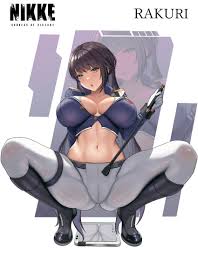 Rule 34 - 1girls Artist Name Ass Black Hair Black Jacket Blush Breasts  Cameltoe Capelet Collarbone Copyright Name Crop Top Epaulettes Eye-level  View Eyebrows Visible Through Hair Goddess Of Victory: Nikke Hi