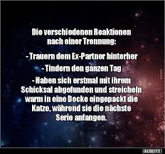 Die Verschiedenen Reaktionen Nach Einer Trennung Lustige Bilder Spruche Witze Echt Lustig