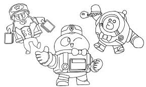 Dibujos De Brawl Stars Para Colorear Lou