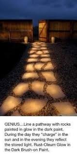 Fur Unseren Einfahrtsbereich Glow In The Dark Glow Stones Outdoor