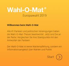 Er fragt die haltung zu 38 konkreten politischen thesen ab und zeigt, mit welcher partei die übereinstimmung am größten ist. Dein Erstes Mal Wahlen Wahl O Mat