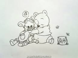Elegant Winniethepooh Artwork Enjoyable Cute Disney Drawing Cute Disney Drawings Disney Art Disney Sketches