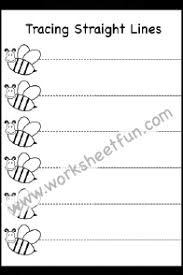 Here we ask them to draw straight lines across the circle from left to right, and start them off with a couple of dotted lines to trace over. Straight Line Tracing Free Printable Worksheets Worksheetfun