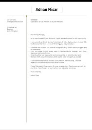 Many companies only accept resumes in electronic format, but don't always give instructions for how to submit items such as work samples, references or cover letters. Bicycle Mechanic Cover Letter Example Kickresume