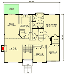 The middle level of the house plan often contains the living and dining area, the upper level holds the bedrooms, and the lower lever typically features a finished family room and garage. Plan 23443jd Four Bedroom Split Level Split Level House Plans New House Plans House Plans