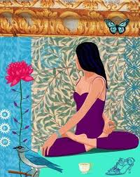 Yoga Art Yogatechniqueandpostures Symboles De Yoga Namaste Peinture